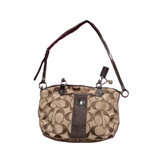 Coach Jacquard Tote Bag # F19203. FIXER - UPPER!!! - Picture 1 of 11